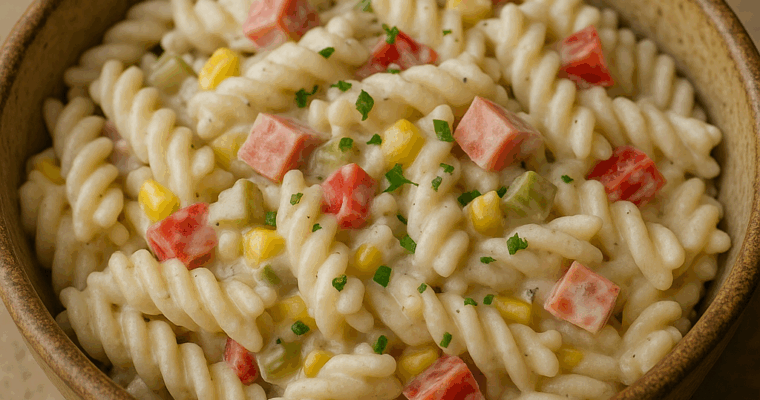 Veganer Nudelsalat