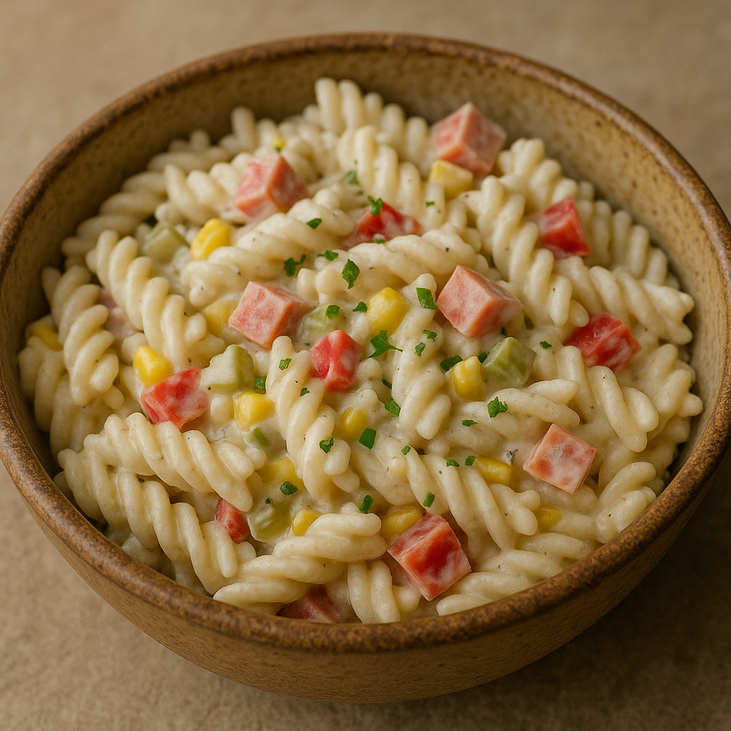 Veganer Nudelsalat